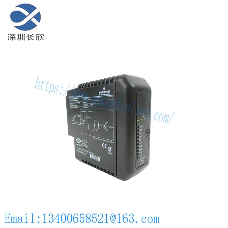 Emerson KJ3001X1-CA1 12P1980X062 DISCRETE INPUT MODULE