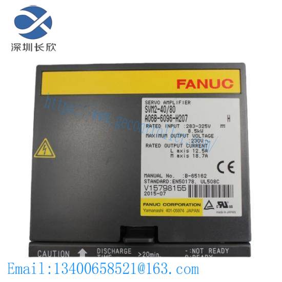 Fanuc A06B-6096-H207  GE Servo Module