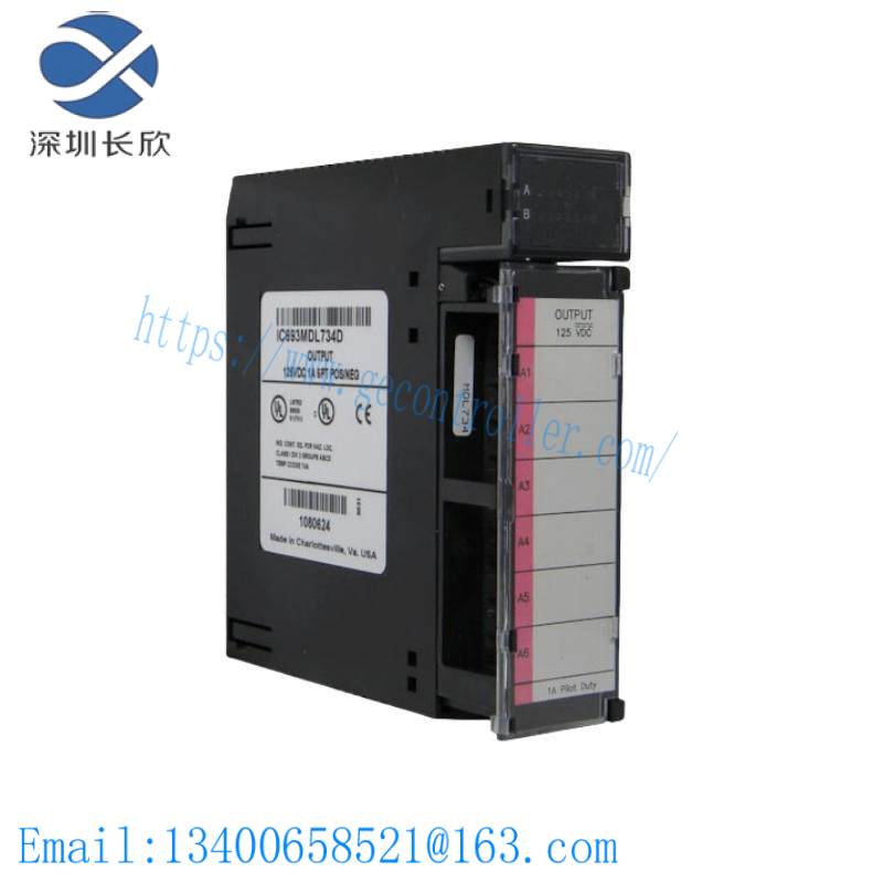 GE IC693MDL734D Positive/Negative Logic 1 Amp Output module