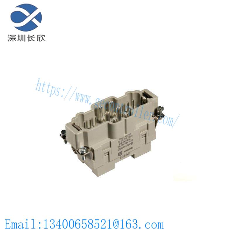 HARTING 09380182601 RECTANGULAR HAN INSERT, PLUG 18WAY SCREW