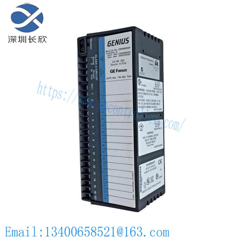 GE IC660BBD020 I/O Interface Block