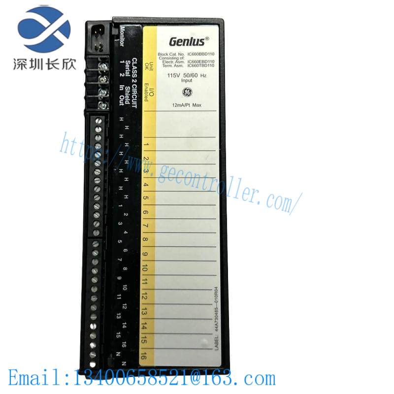 GE IC660BBD110 Discrete input block