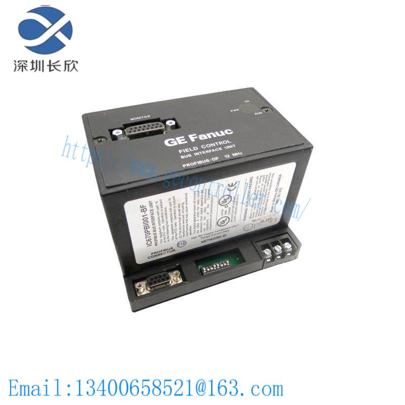 GE Fanuc IC670PBI001 Profibus Bus Interface Unit