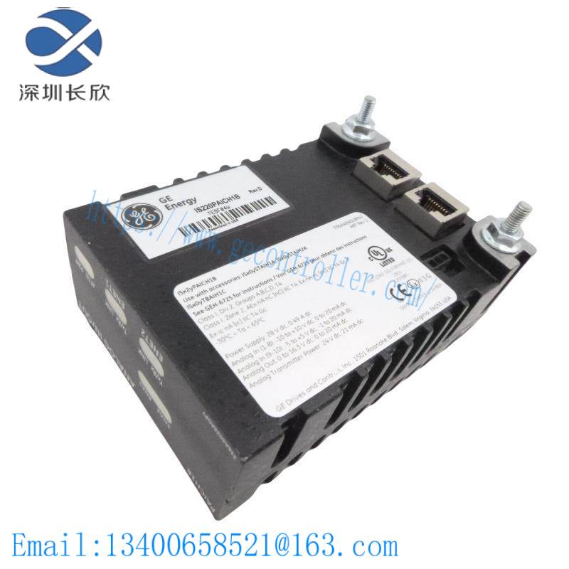 GE IS220PAICH1B 10 analog input and 2 analog outputs