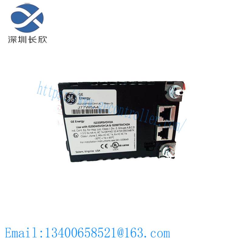 GE IS220PSVOH1A, REV-G Boards & Turbine Control