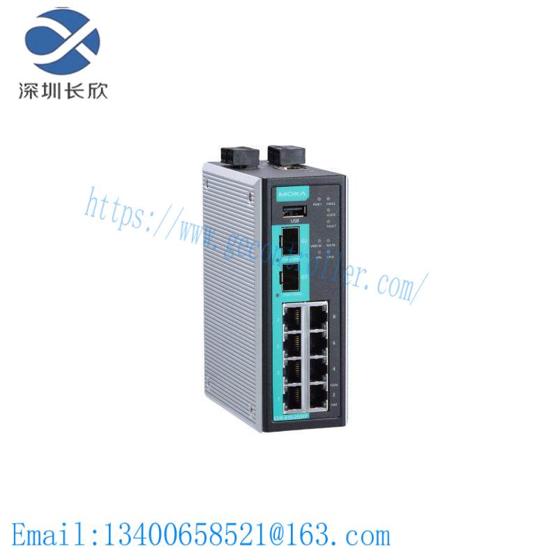 MOXA EDR-810-2GSFP Industrial Secure Router Switch