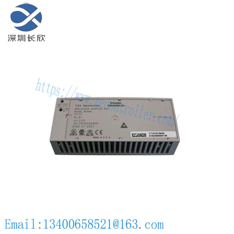 Schneider 171CCS78000 PROCESSOR ADAPTER MODULE