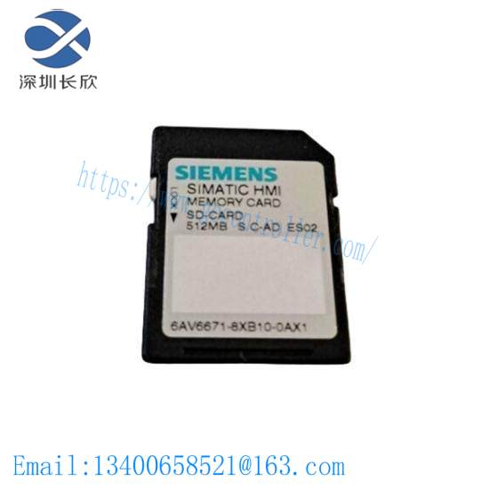Siemens 6AV6 671-8XB10-0AX1 SIMATIC SD memory card