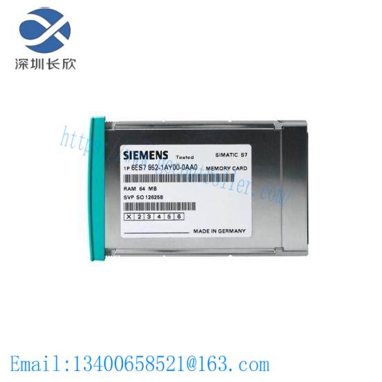 Siemens 6ES7952-0AF00-0AA0 RAM Memory Card