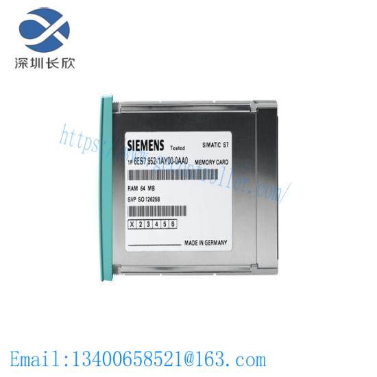 SIEMENS 6ES7952-1AH00-0AA0 RAM MEMORY CARD