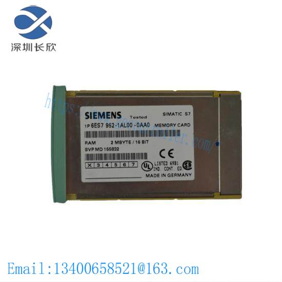 SIEMENS 6ES7952-1AL00-0AA0 RAM Memory Card
