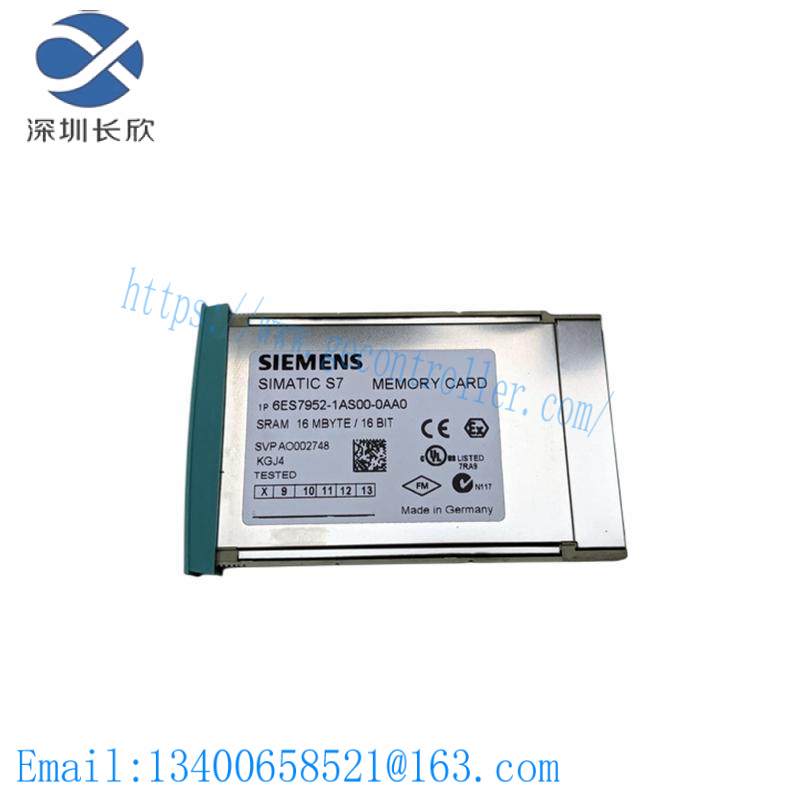 SIEMENS 6ES7952-1AS00-0AA0 MEMORY RAM CARD
