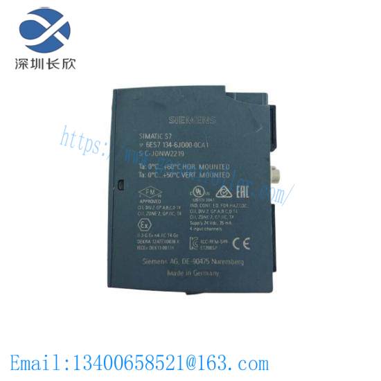 Siemens 6ES7 134-6JD00-0CA1  Analog Input Module