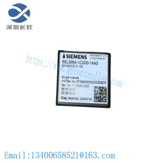 Siemens 6SL3 054-1CG00-1AA0 Compact Flash Card