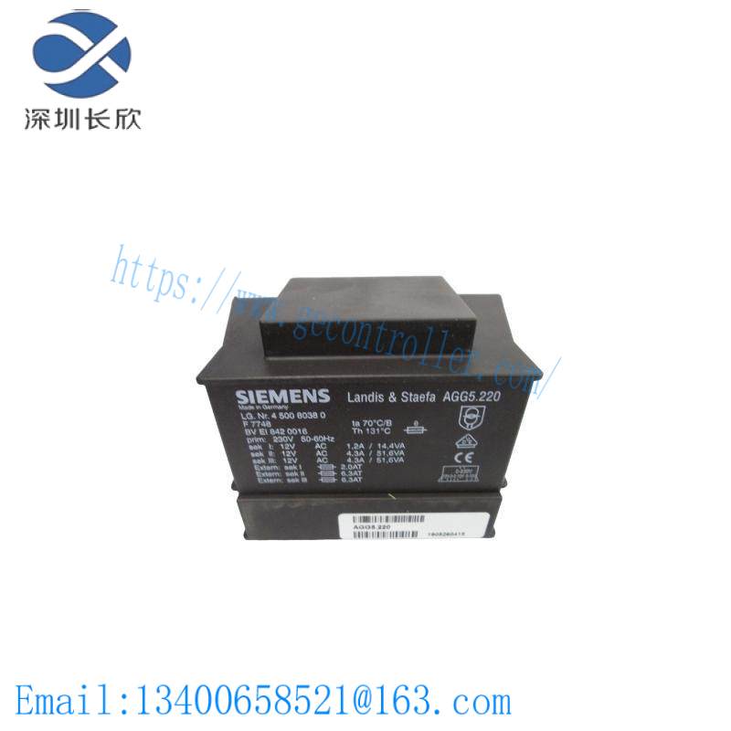 SIEMENS AGG5.220 Mains transformer, for LMV5 system
