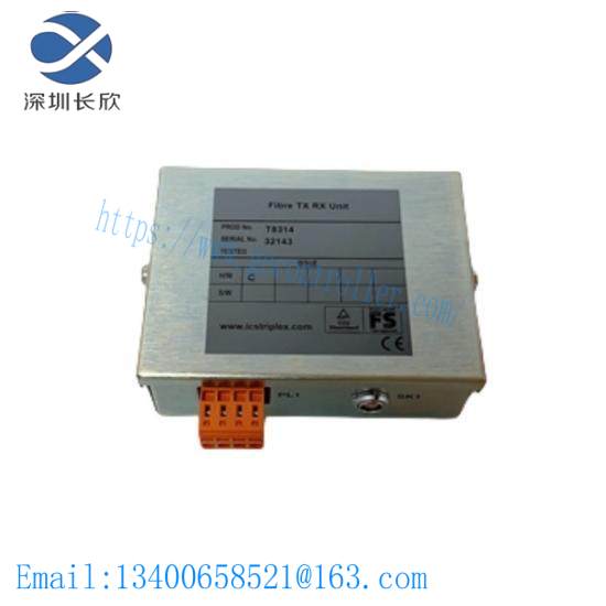 T8314  ICS Triplex  Trusted Fiber TX RX Unit