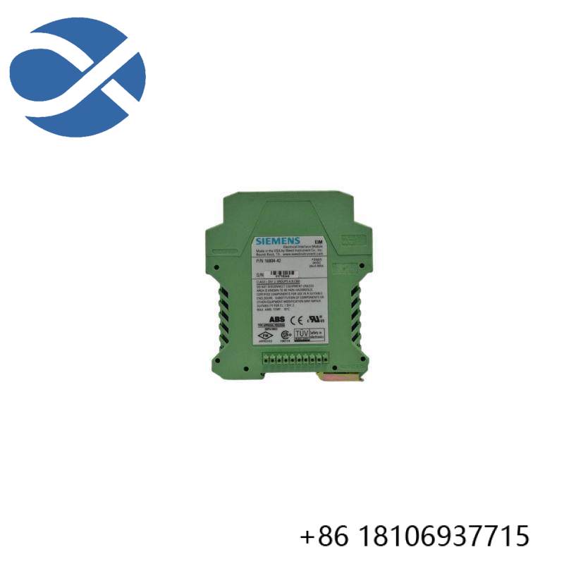 SIEMENS 16804-42 EIM ELECTRICAL INTERFACE MODULE