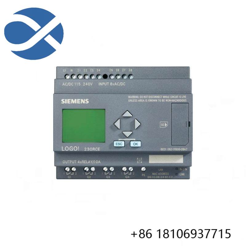 SIEMENS 6ED1052-1MD00-0BA7 Logic Module Display 12/24VDC