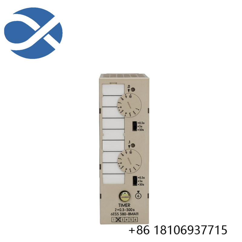 SIEMENS 6ES5380-8MA11 Timer Module