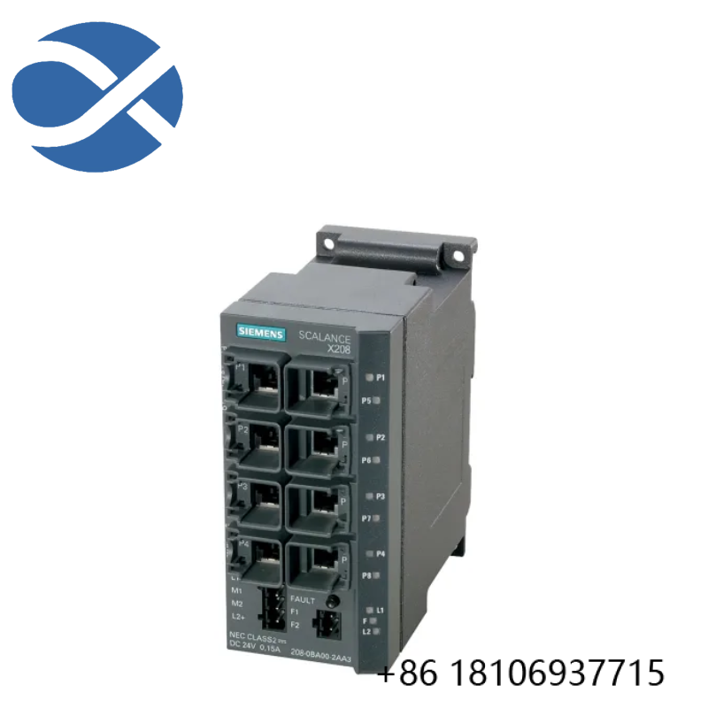 SIEMENS 6GK5208-0BA10-2AA3 SCALANCE X208