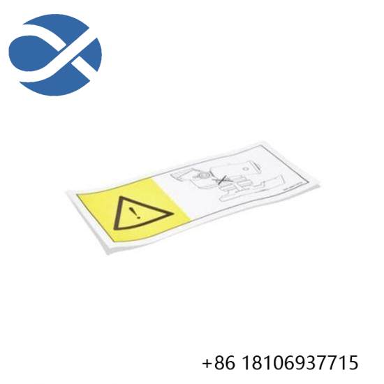 ABB 3HAC020611-001 Warning label robotic parts