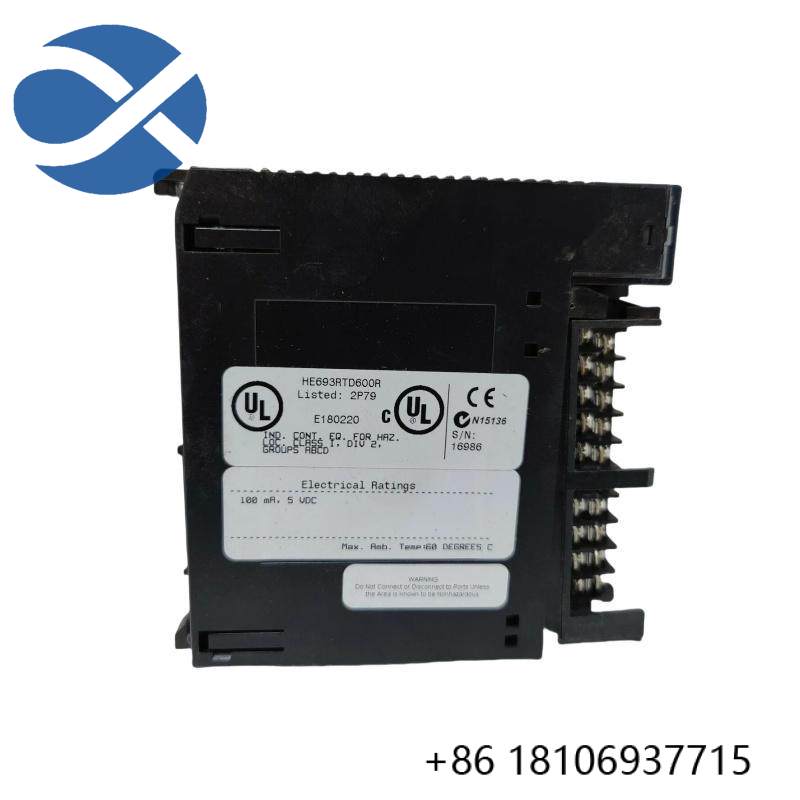 GE HE693RTD600R Input Module