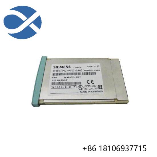 Siemens 6ES7 952-0AF00-0AA0  RAM Memory Card - 4MB