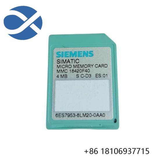 Siemens 6ES7 953-8LM20-0AA0  Micro Memory Card