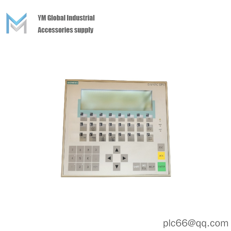 SIEMENS 6AV3617-1JC20-0AX1 Operator Panel