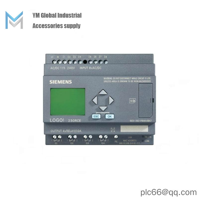 SIEMENS 6ED1052-1MD00-0BA7 Logic Module Display 12/24VDC