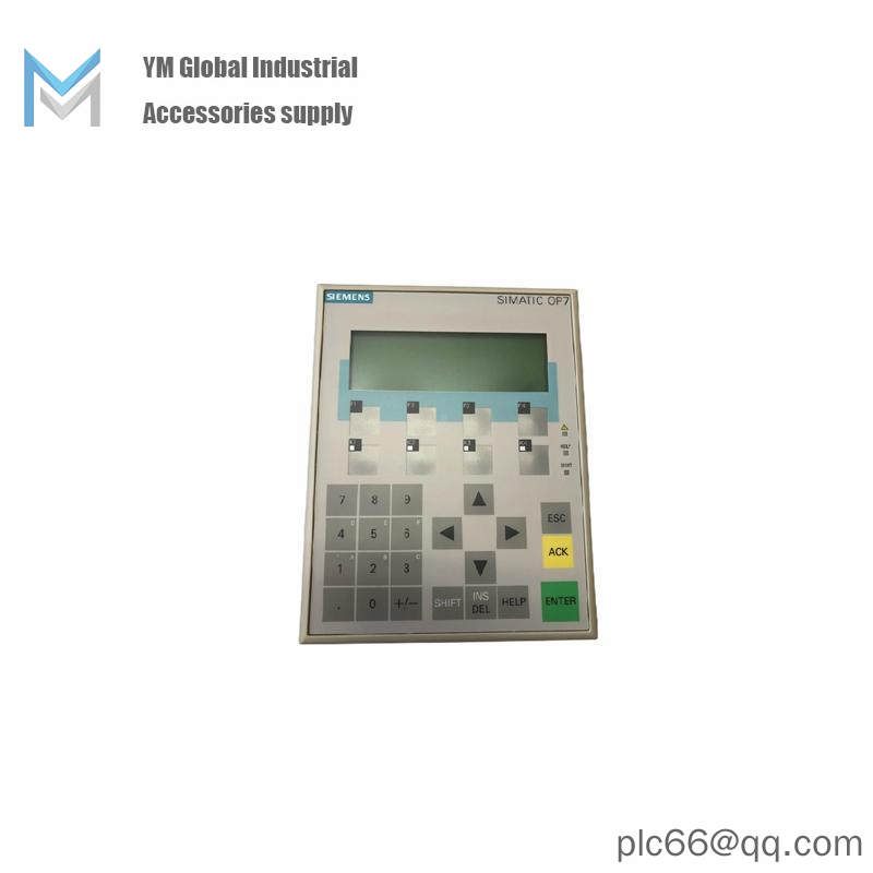 SIEMENS 6AV3607-1JC20-0AX1 OPERATOR INTERFACE