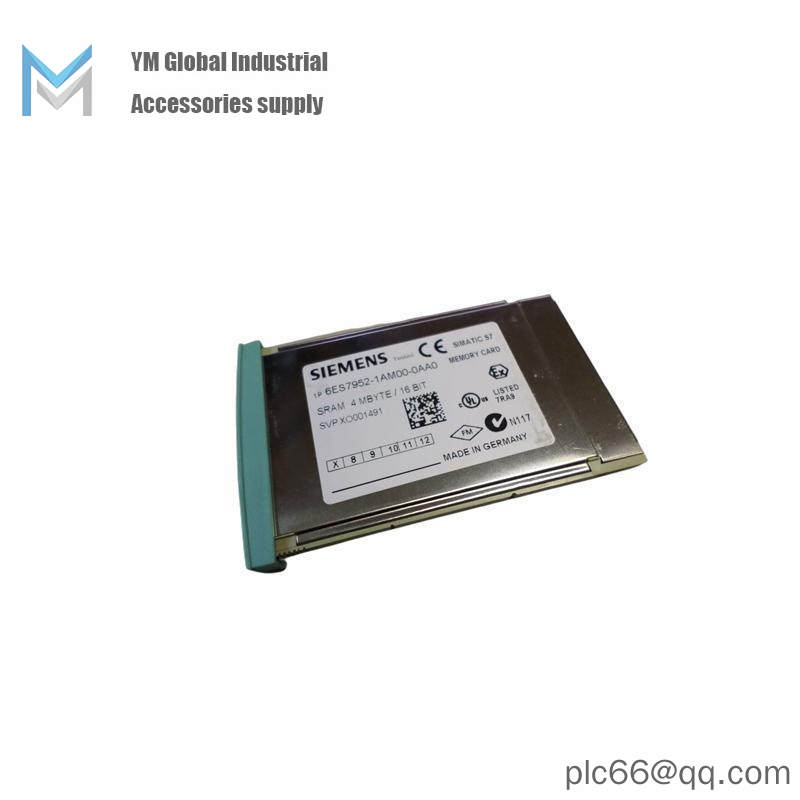 SIEMENS 6ES7952-1AM00-0AA0 RAM MEMORY CARD