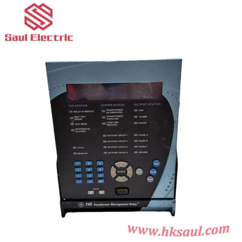 GE 745-W2-P5-G5-HI-A-L-R-E-H Transformer Management Relay