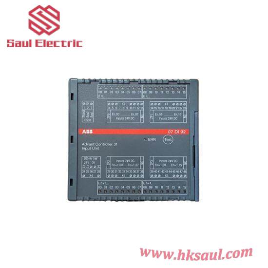 ABB 07DI92 WT92 GJR5252400R4101 Digital I/O module