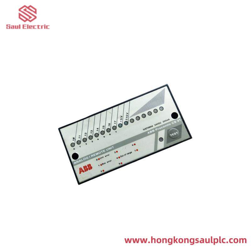 ABB ICST08A9 FPR3335901R1012 Analog Input Module - RTD