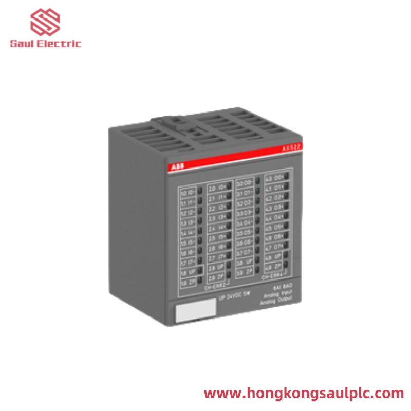 ABB AX522 8AI/8AO Power supply module