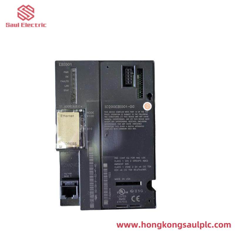 GE IC200EBI001 Ethernet Network Interface Unit