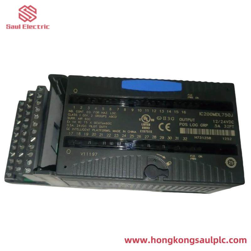 GE IC200MDL750J VersaMax output module