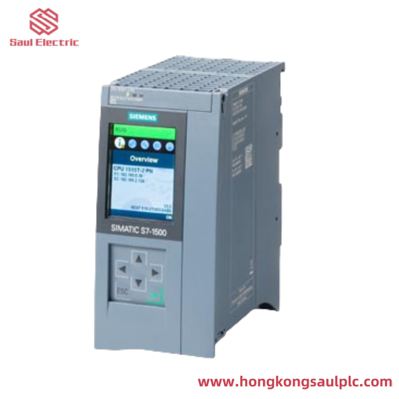 SIEMENS 6ES7515-2TN03-0AB0 central processing unit with 1.5 MB work memory.
