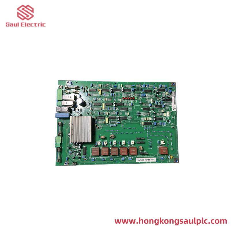 SIEMENS 6SE7036-0EF85-0EA0 PC BOARD ASSEMBLY