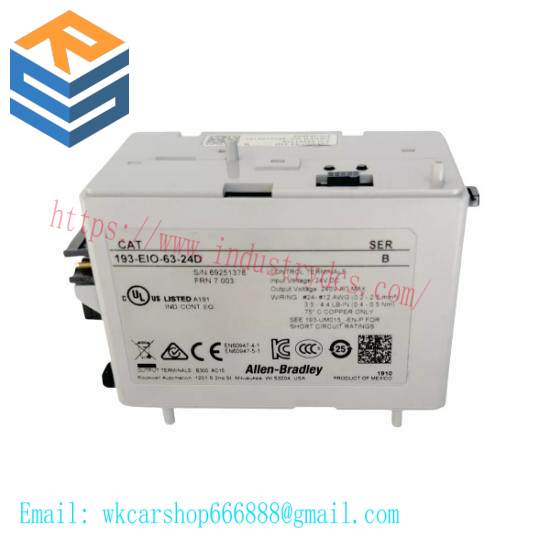 193-EIO-63-24D  193EIO6324D I/O Overload Control Module Relay