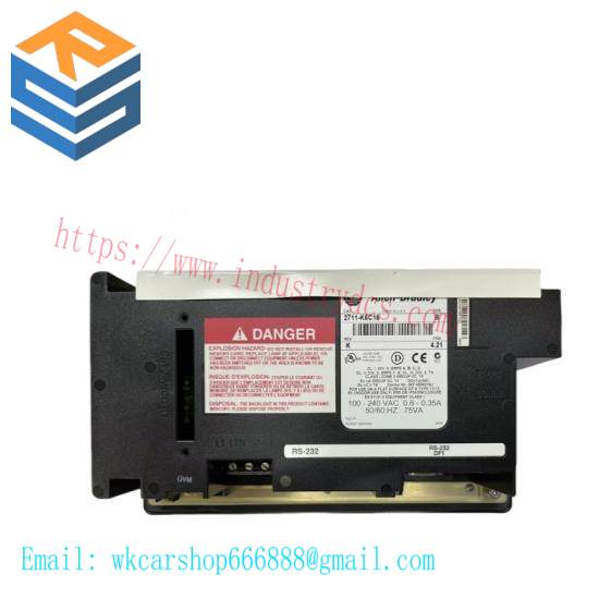 2711-K6C16 PanelView 600 Color/Keypad/RS-232 (DF1)/RS-232 Print AC