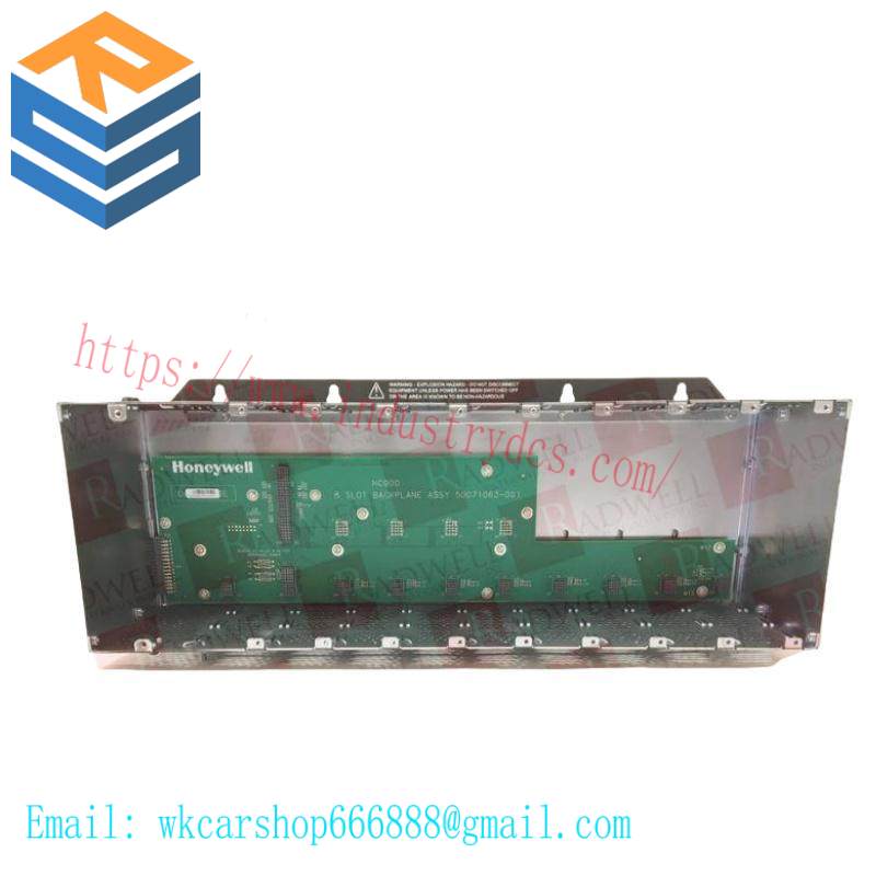HONEYWELL 900R08R-0200 I/O Rack, 8 Slot, Red. Power (Assbly)