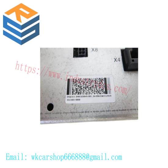 ABB 3HAC020849-001 Contactor board Unit DCS MODULE