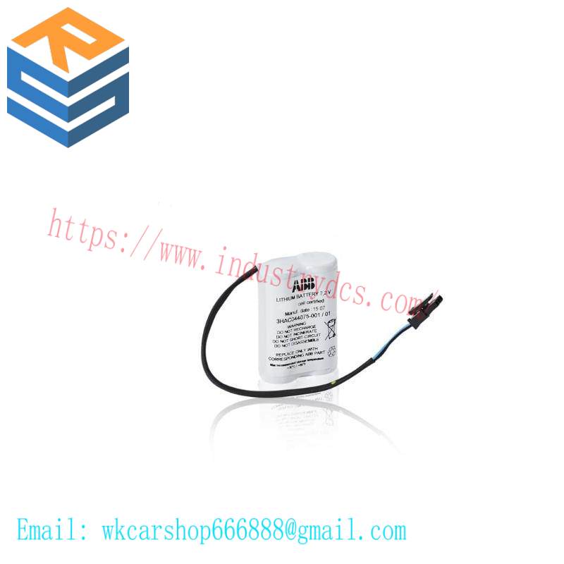 ABB 3HAC044075-001 SMB Battery for ABB Robot CPU