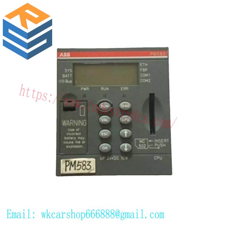 ABB AC500 CPU PM583-ETH High performance modular