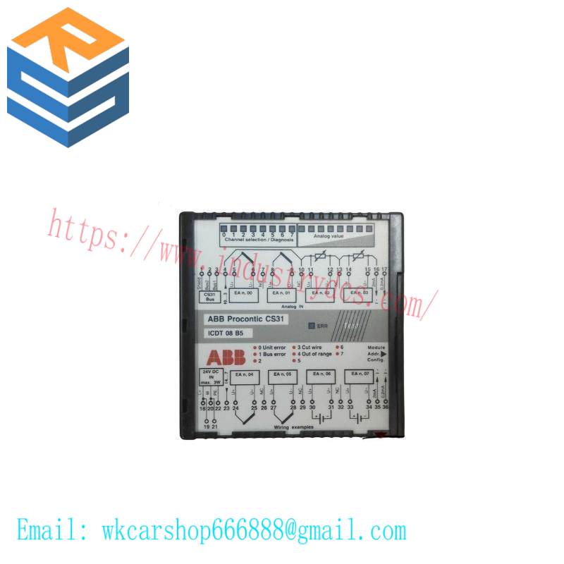 ABB CS31 ICDT08B5 GJR5251600R0101 Anolog Input Module