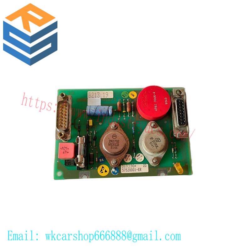 ABB DSTC190 57520001-ER Communications Connection Unit