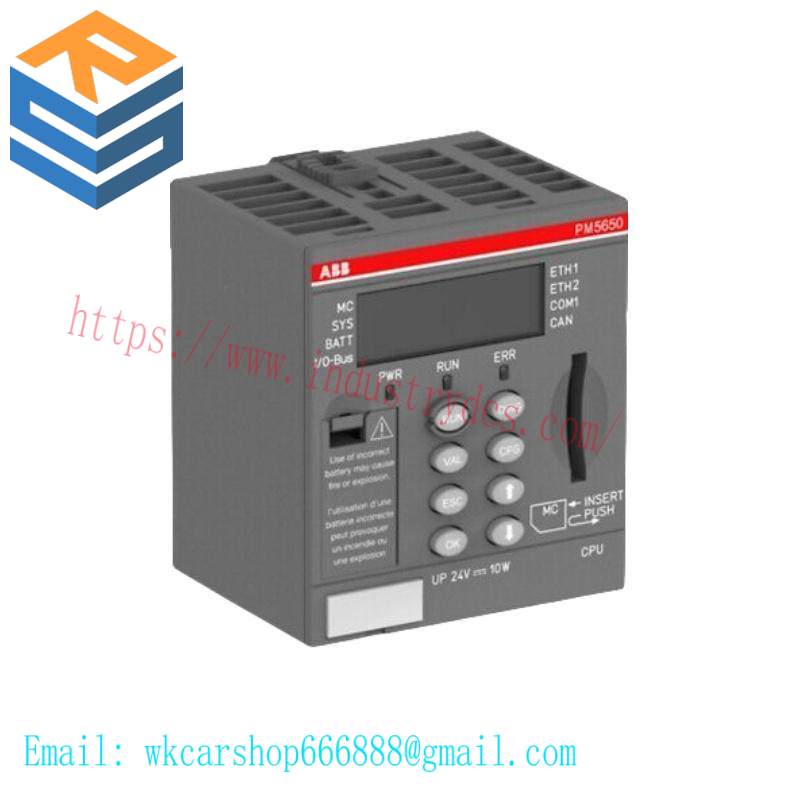 ABB PM5650-2ETH Central Processing Unit Module
