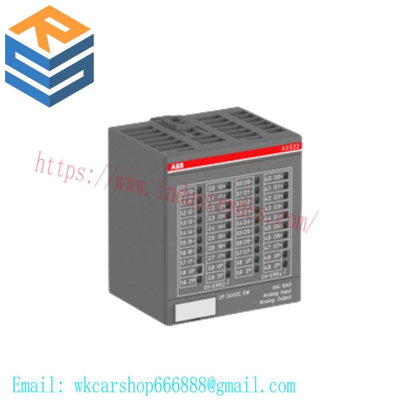 ABB AX522 8AI/8AO Power supply module